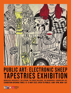 Electronic Sheep Tapestries Poster
