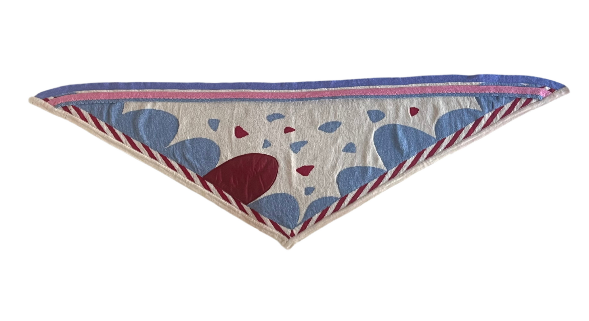 ‘MOUNTAIN’ SCARF, LEATHER APPLIQUÉ & 3D EFFECTS