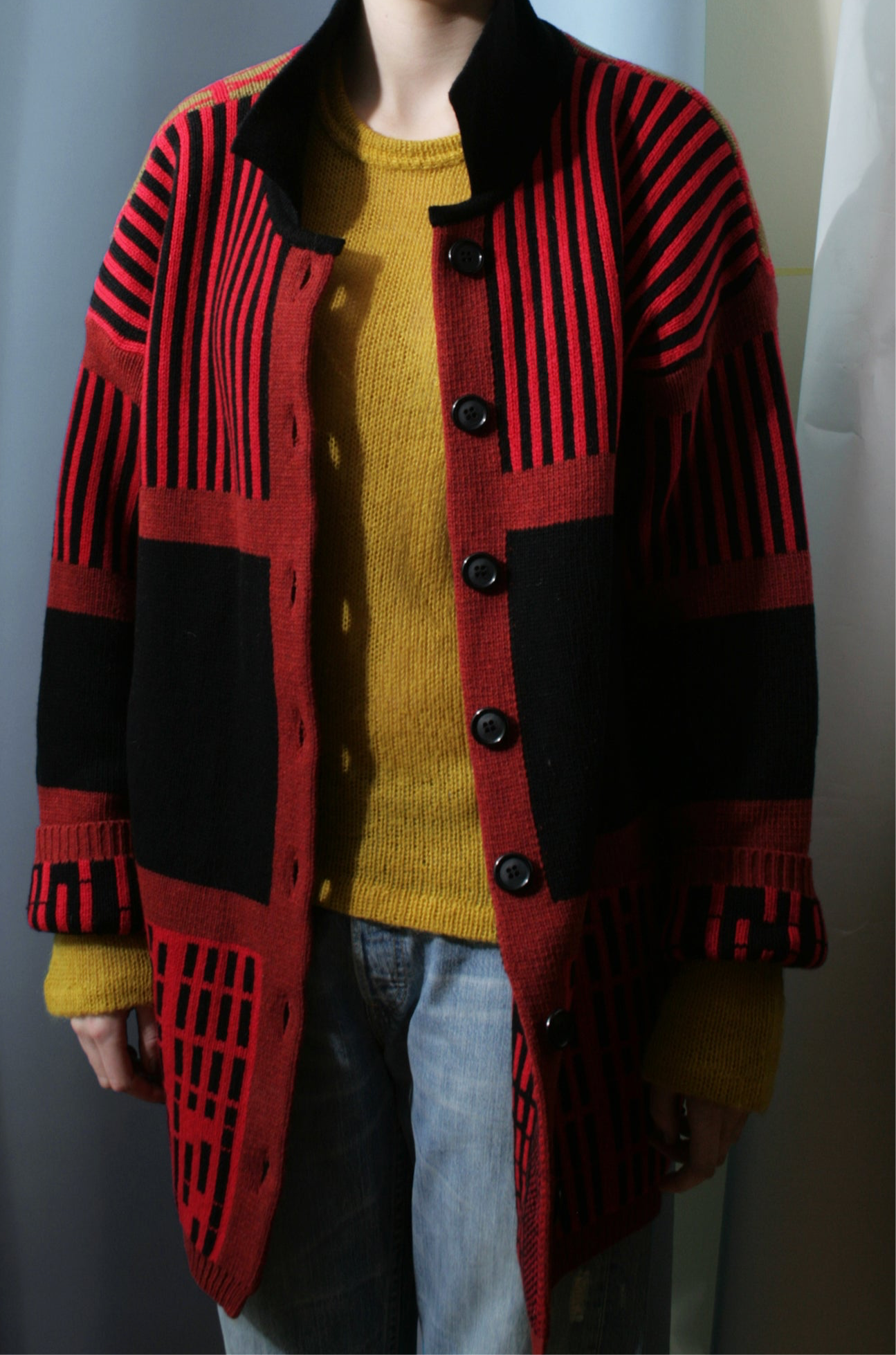 'Scene 11' oversized cardigan/coat