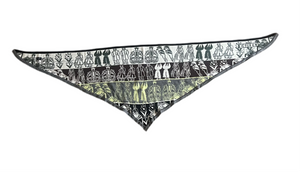 Twin Porcelains Triangle Scarf