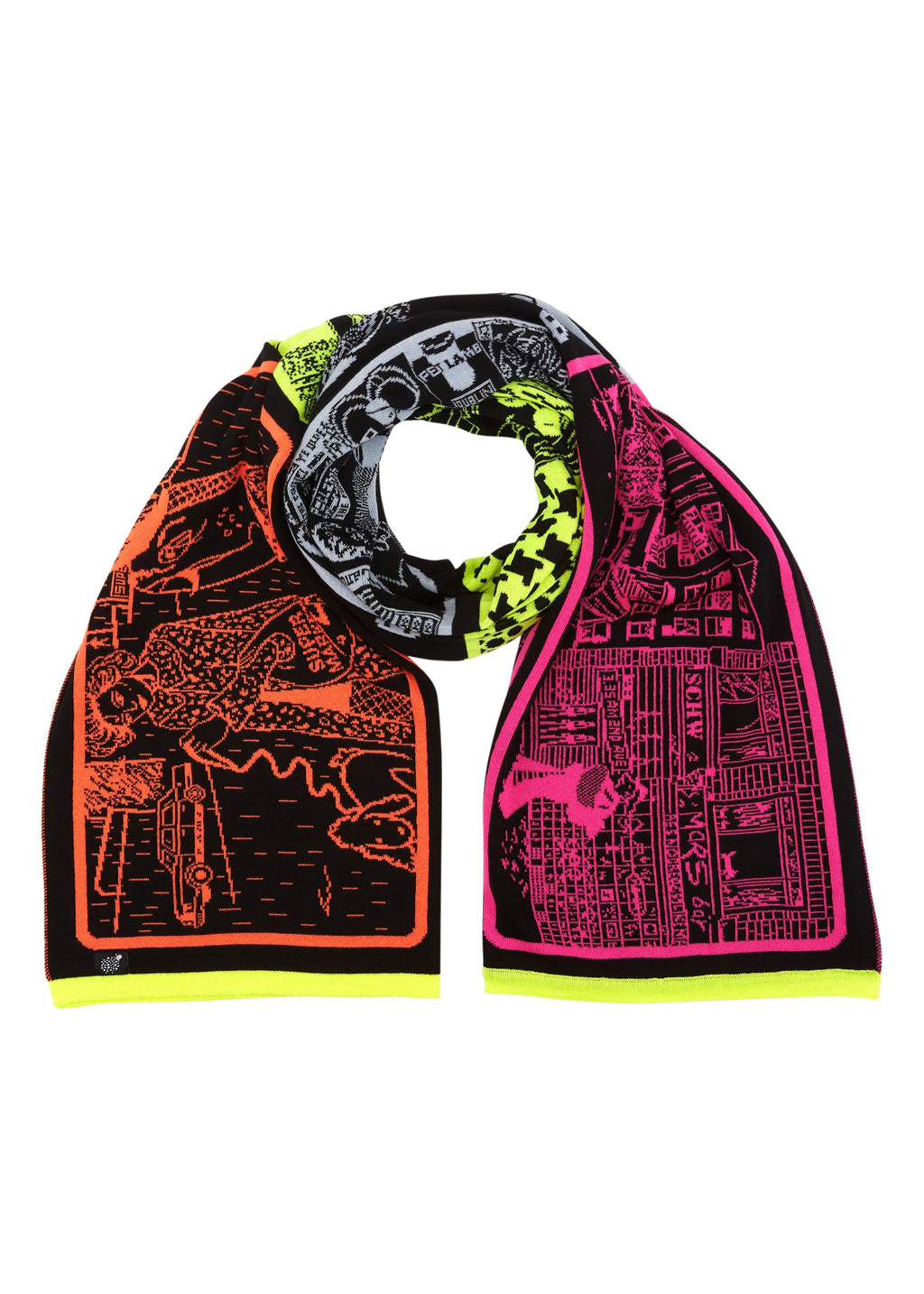 ‘Digital Replay’ BLANKET SCARF (WOMENS)