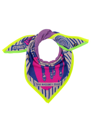 ‘5AM HACKNEY RD - COMIC SCARF’ OVERSIZED TRIANGLE