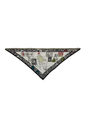 'Bella Vista – Portrait of Ludwina' TRIANGLE SCARF