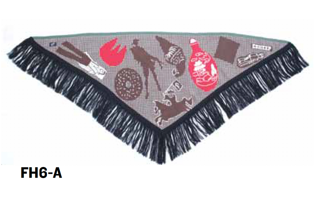 AIRSHIPS & SPAGHETTI TRIANGLE SCARF