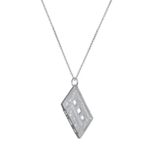 Men’s - Electronic Sheep X Edge Only 'Mixed Tape' Pendant - Sterling Silver