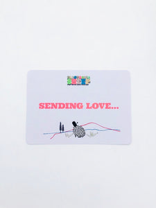 ‘SENDING LOVE' card by Electronic Sheep