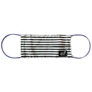Womens ‘Candy Stripe’ Cotton Face Mask by Electronic Sheep